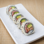 Salmon Avocado Inside-Out